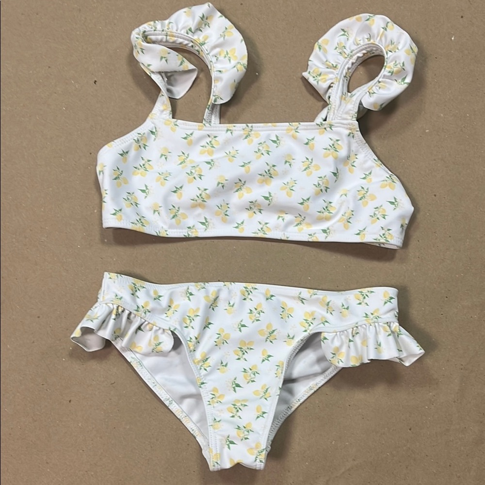 Minnow lemon print bikini